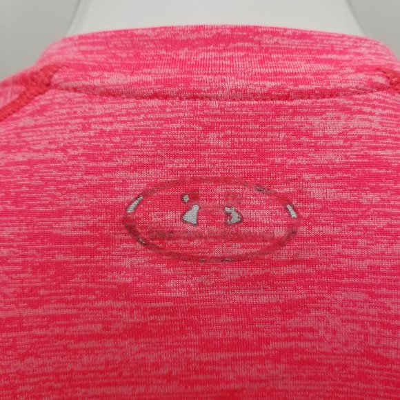 Under Armour shirt Small Twisted Tech HeatGear Semi-Fitted v-neck gym workout - Picture 7 of 10